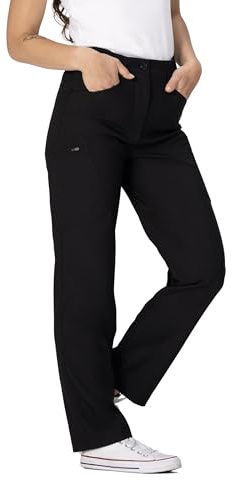 Chef Works Women's Eaze Cargo Pant, Black, Large