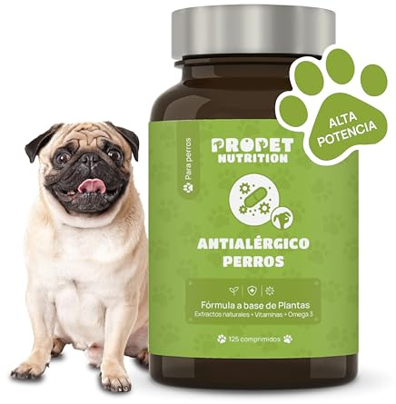 Allergie Tabletten für Hunde. Juckreiz hund. 125 Tabletten für Verdauung, Immunsystem, Haut & Fell Allergien bei Hunden. Mit Biotin, Flohsamenschalen, Leinsamen, Traubenkernextrakt. Hautpflege Hund