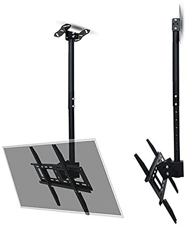 tv Wall Mount Adjustable Wall Ceiling TV Mount, Fit Most 40-80 Inch Flat Screen and Curved TVs, Up To154 Lbs, 600x400mm