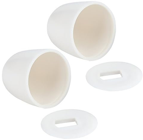 VILLCASE Schraubkappen Für Kloschüssel Abdeckungen Für Toilettenbolzen Ersatz Für Toilettenschraubenkappen Robust Und Rostfrei Badezimmeraccessoires