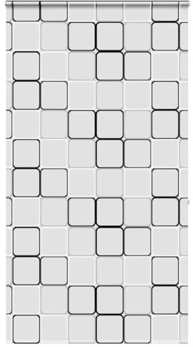 INLIFE Store Enrouleur de Douche avec Cassette Largeur du Tissu 116 cm-4015047