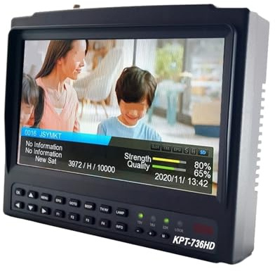 Cercatore Satellitare DVB-S2 Misuratore Ricevitore TV Digitale Full HD MPEG-4 +HEVC H2.65 Finder Rilevamento Preciso