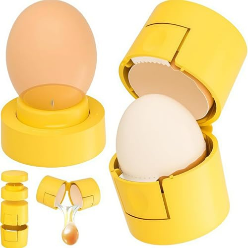 Eieröffner, Schneebesen, Eiertrenner – Haushaltsküche, (Orange, 3.9x2.8in)