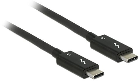 Delock 84847 Kabel Thunderbolt 3 USB-C auf USB-C Stecker 2m schwarz