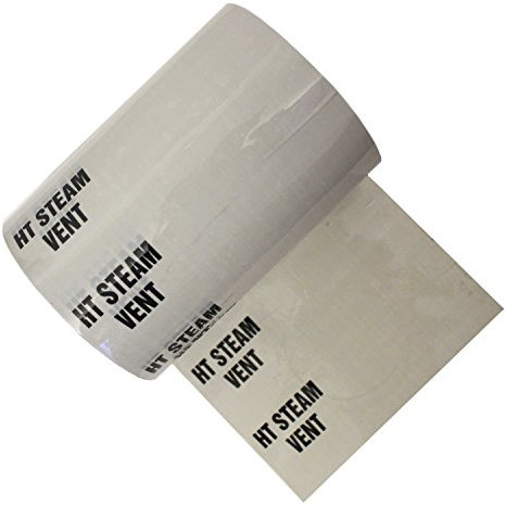 HT Steam Vent - Banded Pipe Identification ID Tape