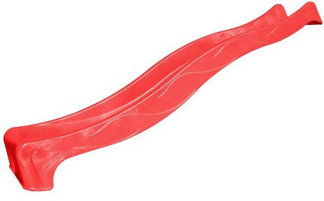 Ondis24 Toboggan à vagues pour enfants - Pour tour de jeu ou pente à partir de 3 ans (300 cm, rouge)
