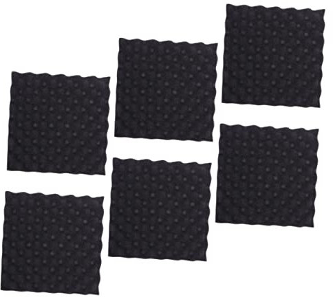 CHILDWEET 6pcs Egg Crate Foam Protection Board Soundproof Sheet Sound Insulation Panels Dampening Pad for Walls Shed Insulation Use