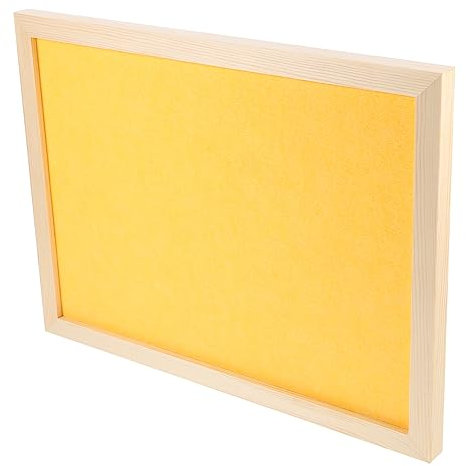 SEWACC 1 Stück Holzrahmen Nachrichtentafel Bulletin Board Memoboard Anzeigetafel Sechskanttafel Anschlagtafel DIY Nachrichtentafel Fototafel Startseite Nachrichtentafel
