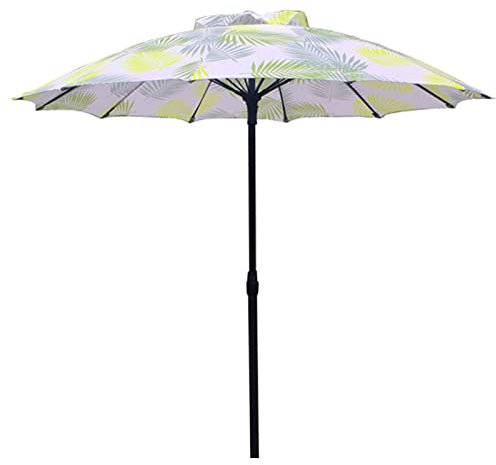 ISCBAFYX Sonnenschirm Gartenschirm Kleiner Sonnenschirm für Strand/Deck/Pool/Grill, windbeständige UV-Schutz-Tischschirme, robuster Außenüberdachungsschirm (Farbe: Dunkelgrün)