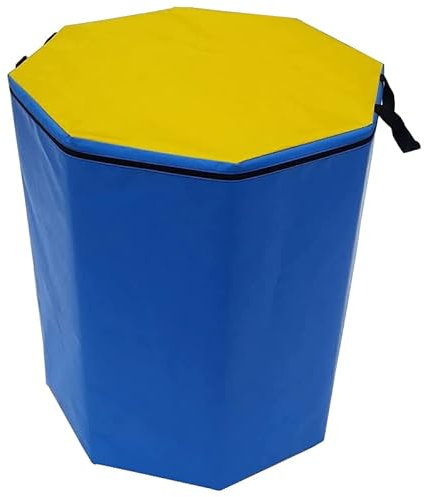 HYLMF Octagon Tumbler Skill Shape Trainer Gymnastics Octagon Skill Shape Tumbling Mat/Somersault Backbend Trainer For Gymnastics Cheerleading Martial Arts 38x38x50cm