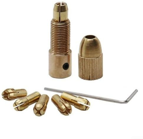 Mini adaptador de portabrocas de cobre, fiable y duradero, varios tamaños disponibles (2.0 mm)
