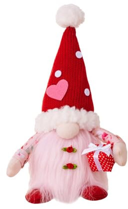 MEAKTSMI Nains de jardin lumineux festifs faits à la main en peluche pour créer des atmosphères chaleureuses