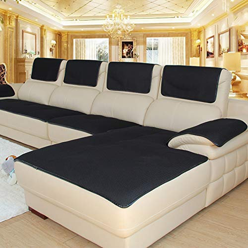 Rutschfester Sofaschoner für Ledersofa, 71,1 x 150 cm, dick, verschiedene Größen, Sofa-Armbezüge im Lieferumfang enthalten, verkauft pro Stück