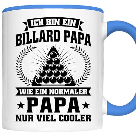 Billard Tasse | ich bin ein Billard Papa | Billard Papa Geschenk Papa Tasse Billard Papa Kaffeebecher lustig
