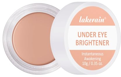 Under Eye Brightener & Concealer - Instant Awakening Concealer for Dark Circles, Spots & Blemishes, Smooth & Blendable Eye Colour Corrector (Colour, # Warm Nude)
