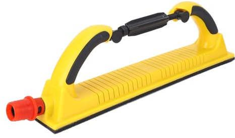 Adjustable Radius Longboard Hand Sanding File Block, 2-3/4x15-3/4 Inch Flexible Long Sanding Block Hand Sander with Hook, Loop Backing for Wood Polishing, Car Waxing, Wall
