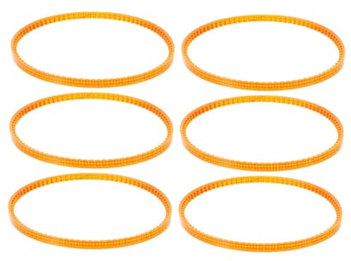 Holibanna 6pcs Cotton Candy Machine Replacement Belts Plastic Sugar Dispenser Accessory Cotton Candy Maker Supply Indoor Making Tool Parts