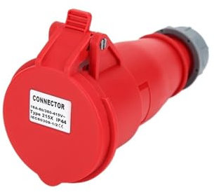 WYOBHOTCP 32A 5 Pin 220V-415V IP44 3P+E+N Connettore Maschio/Femmina Impermeabile Industriale Elettrico Docking Spina e Presa da Campo for Industria Aeronautica(225x 32a 5pin)