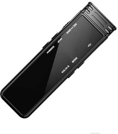 ZEPFJHE 32GB Memory Digital Dictaphone Intelligent Function Professional Sound Equipment Voice Recorder Lecture Recorder With Stereo Microphones