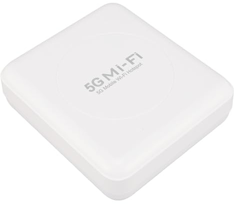 ZASCHMOY 5G WiFi Mobile Hotspot con Conectividad Inalámbrica de Doble Banda y Ranura SIM - Router Mifi Portátil con Batería de 10000 MAh para Viajar - Admite 16 Dispositivos Versión Asiática