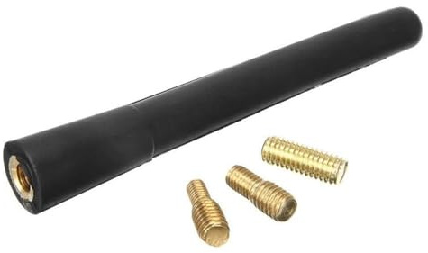 Antena Universal para Coche, Resistente y compacta, Ideal para Radio FM/Am. De Cobre Puro. Antena automotriz