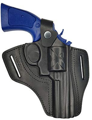 VlaMiTex R4 4 Zoll Lauf Leder Revolver Holster für Ruger Speed SIX