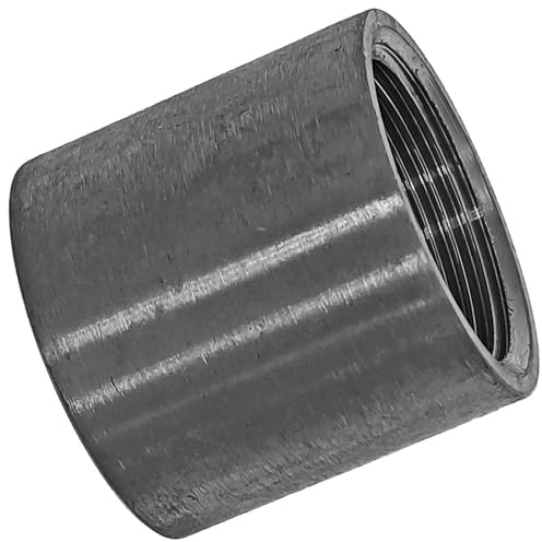 MegaHaustechnik Doppelmuffe, 1 1/2 Zoll IG, Gewindefitting Edelstahl V4A | Trinkwasser geeignet, Innengewinde-Innendurchmesser 45mm DN40 Rohr, rostfrei INOX