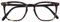 OPULIZE Bex Fernbrille Kurzsichtigkeit Groß Quadrat Cool Designer Rahmen Federscharniere Kratzfest Braun Schildpatt Herren Damen M64-2 -2.00