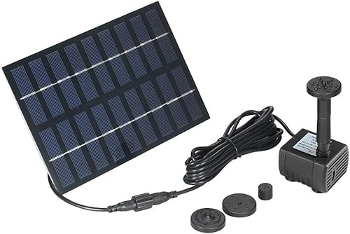 Cosiki Solar Solar Pond Pump, Solar Panel Solar Panel Powered Solar Water Fountain Solar Water Features for The Garden for Bird Bath, Outdoor Pond, Patio Garden and Fish Tank