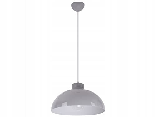 FKL Hängeleuchte Küchenlampe Hängelampe Pendelleuchte schöne Lampe Leuchte Modern Grau Weiß Schwarz (Muster 1, Grau)