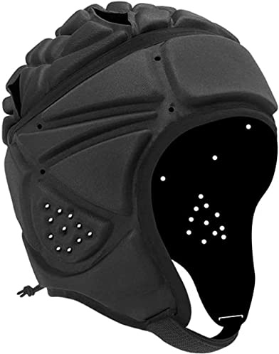 YWINETO Rugby Headguards Rugby Head Guard Soft Padded Headgear Shell Head Protector Adjustable Soccer Goalie Support Rugby Football Youth Kids Adults Soccer Scrum Cap Protective Rugby Head Guards