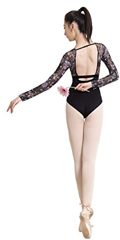 ROYAL SMEELA ballett trikot damen Ballett Tanz Trikots langarm Trikot leotard tanz body damen ballettanzug tanztrikot ballett body balletttrikot tanzbody tanztrikots ballettkleidung gymnastikanzug