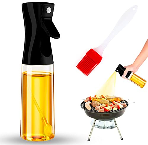 Pulverizador Aceite - Spray Aceite Cocina - Aceitera Spray - Pulverizador De Aceite Spray - Pulverizador De Aceite Para Freidora De Aire - Spray De Aceite 300 ML + PINCEL