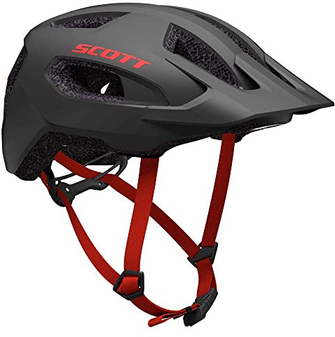 Scott Supra Fahrrad Helm Gr.54-61cm dark grau/rot 2025