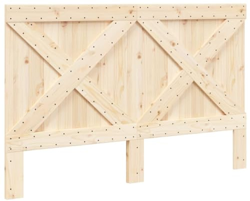 vidaXL Testiera 160x104 cm in Legno Massello di Pino