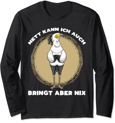 Sekretär Vogel Stur Langarmshirt