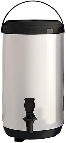ANSNOW Getränkespender Mit Wasserhahn, Kommerzieller Heißwasserspender, Isolierbehälter Für Milchtee, Glühwein, Kaffeeurne Mit Klappbarem Ständer, Hält 6–8 Stunden Warm/-/8L