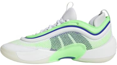 Adidas Unisex-Adult D.O.N Issue 6 Basketball, White/Screaming Green/Lucid Blue, 11