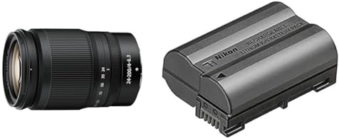 Nikon NIKKOR Z 24-200mm f/4-6.3 VR Mirrorless Camera Lens JMA710DA & Rechargeable Li-ion Battery EN-EL15c,VFB12802