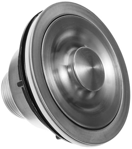 Homoyoyo Deep Waste Basket Strainer for Sink Stainless Steel Drain Stopper Easy Install