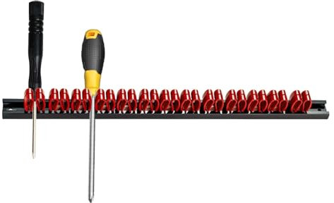 Magnetischer Werkzeughalter – Robuster Werkzeughalterstreifen | Schraubenzieher-Organizer Zur Wandmontage | Wand-Werkzeug-Organizer | Platzsparende Magnetische Werkzeug-Organizer-Stangen | Handwerkzeu