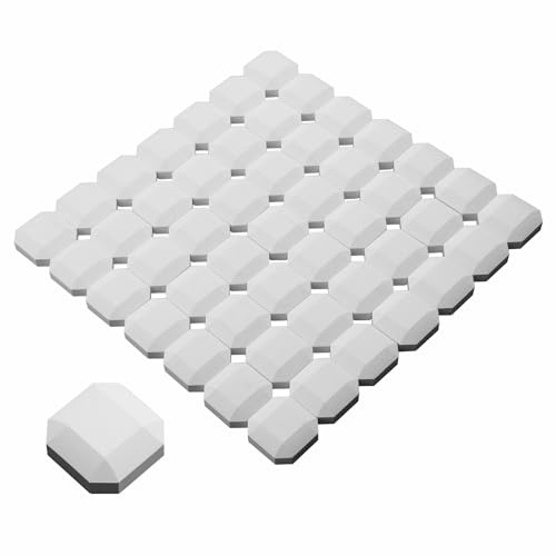 Plowo Briquetas de cerámica de repuesto para CS30 L27 L30 L36 L42 L54 LBQ36 y Ducane, Alfresco, Dynasty Gas Grill, briquetas de repuesto para rocas de lava, 5 x 5 cm cada una, 50 piezas