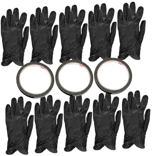 Didiseaon Uv Protection Gloves Nail Art Glove Tape Gel Nails Uv Black Fingers Tape
