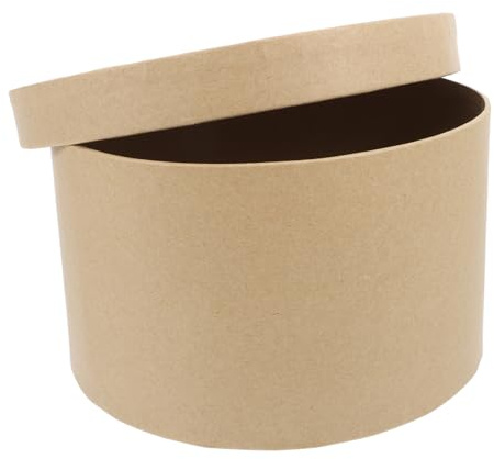 FOYTOKI Geschenk-Aufbewahrungsbox Aus Kraftpapier 6.50 Zoll Quadratisch Verpackungsbox Mit Deckel Für Kekse Süßigkeiten Und Kuchen Back-Aufbewahrungsbox