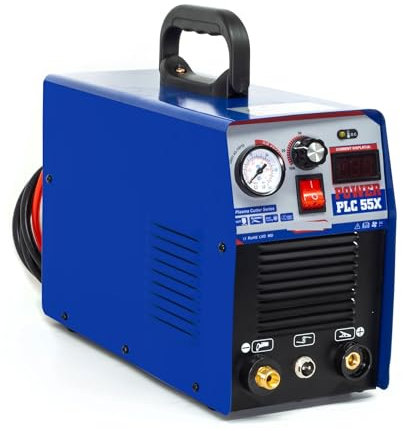 Cortadora De Plasma, Cortador de Plasma IGBT PLC55 50A, inversor de CC no de alta frecuencia, máquina de corte por Plasma de aire Digital eléctrica, limpieza de 220 1/2 pulgadas,PortáTil y FáCil de C