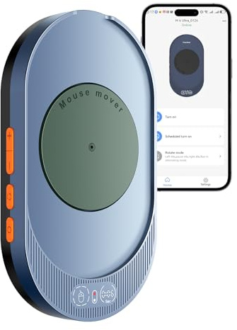 VAYDEER M4 Utra Mouse Jiggler mit App, Grün | App-Steuerung, einstellbarer Timer, Fernbedienung, treiberfreies Plug-and-play, für Homeoffice und PC
