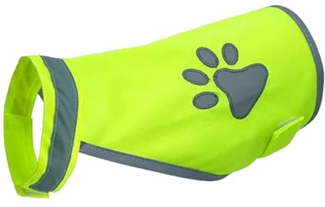 Warnweste für Hunde – Reflektierende Hundejacke | Match für reflektierende Begleiter | fluoreszierende Outdoor-Sicherheitsweste für Hunde, hält sichtbar I mit Weste
