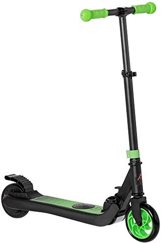 HOMCOM E-Scooter 120W Motor für ab 6 Jahren 6 km Reichweite Grün+Weiß | Elektro Scooter, max. 8 km/h, Elektroroller, Belastung bis 50kg, E Roller