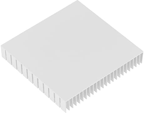 Aluminium Kühlkörper - VRM & TO220 Alu Kühlrippen, passive Kühlung, hohe Verschleißfestigkeit, präzise Größe, langlebig, ideal für CPU, Power Verstärker, PCB, 120x120x20mm