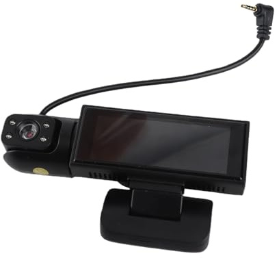 Dash Cam Front Rear 1080P Dual Lens, Night Reversing Assist | Dual Recording with G-Sensor Loop Recording, AVI Video, Dashboard Monitor for Cars Cars